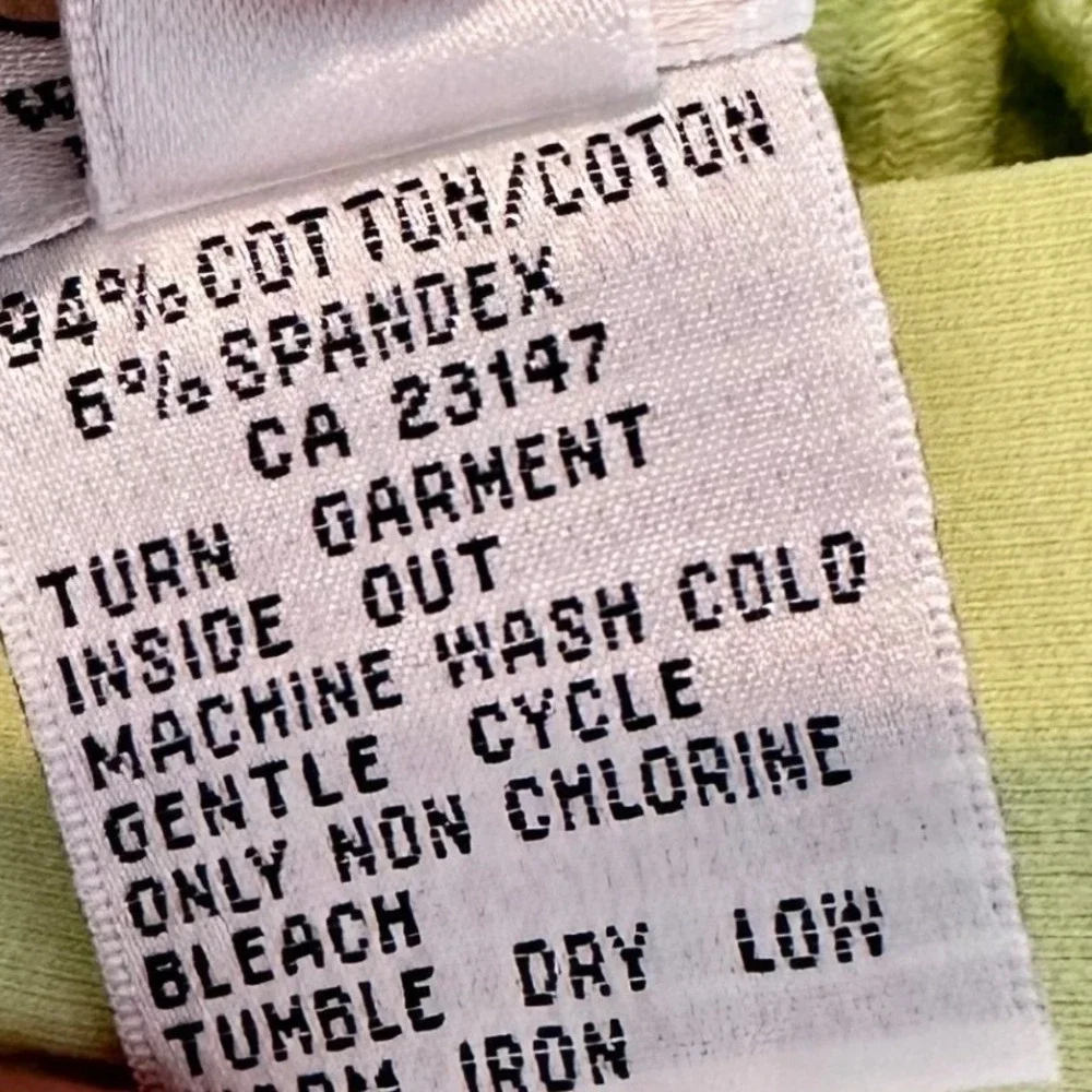 Talbots Women's co-ord Set P1X Lime Green Zip Jacket Capri Tracksuit Relaxed Fit